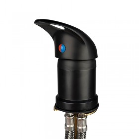 Mixer tap, black